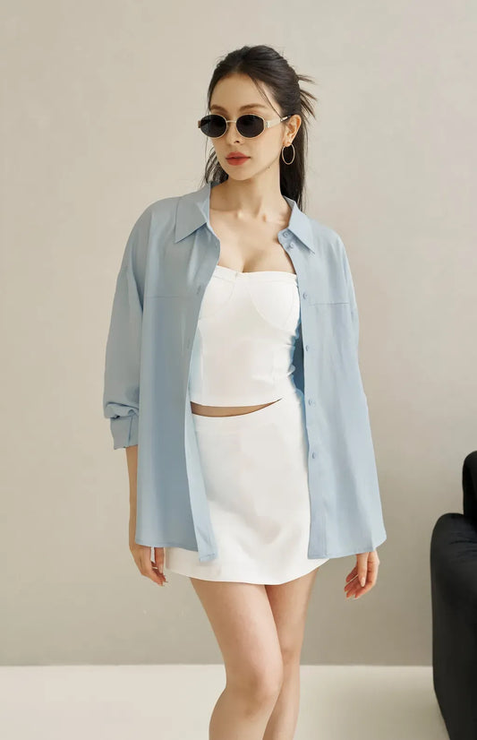 Oversize Tencel Shirt<br/>Oversize天絲襯衫