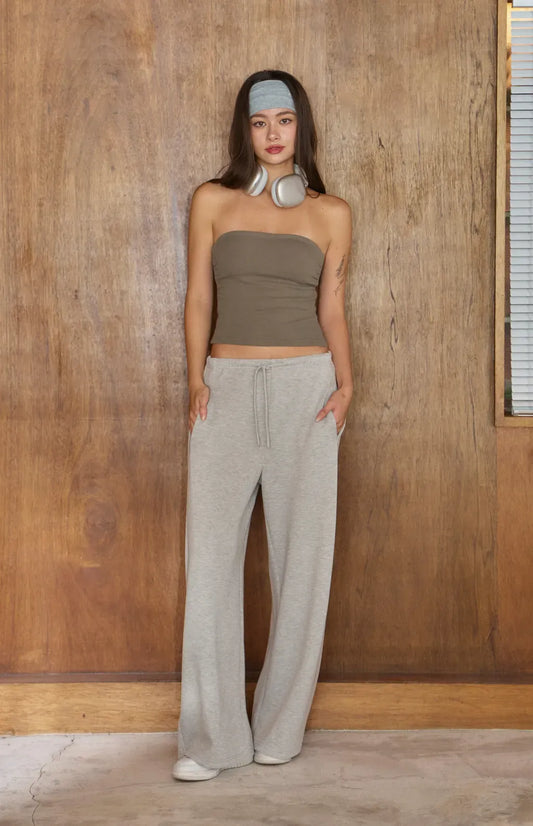 Drawstring Cotton Pant<br/>美式抽繩棉寬褲