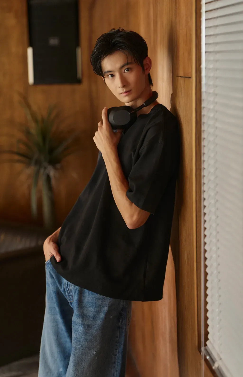 Crew Neck Blank T-shirt<br/>經典圓領挺版素T