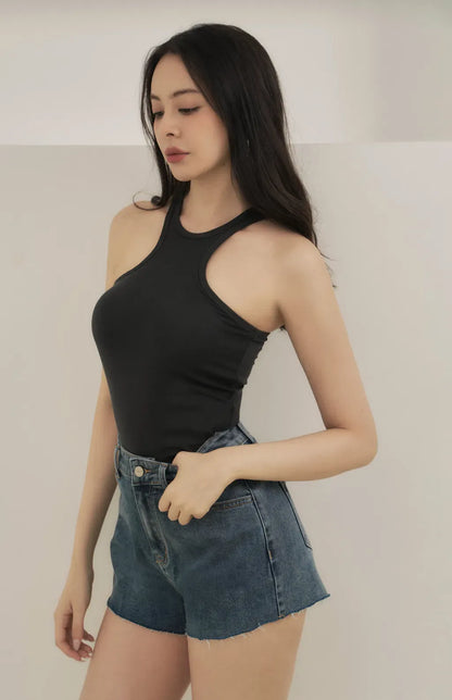 Tencel Halter Y-Back Bra Top<br/>天絲削肩Y字美背Bra Top