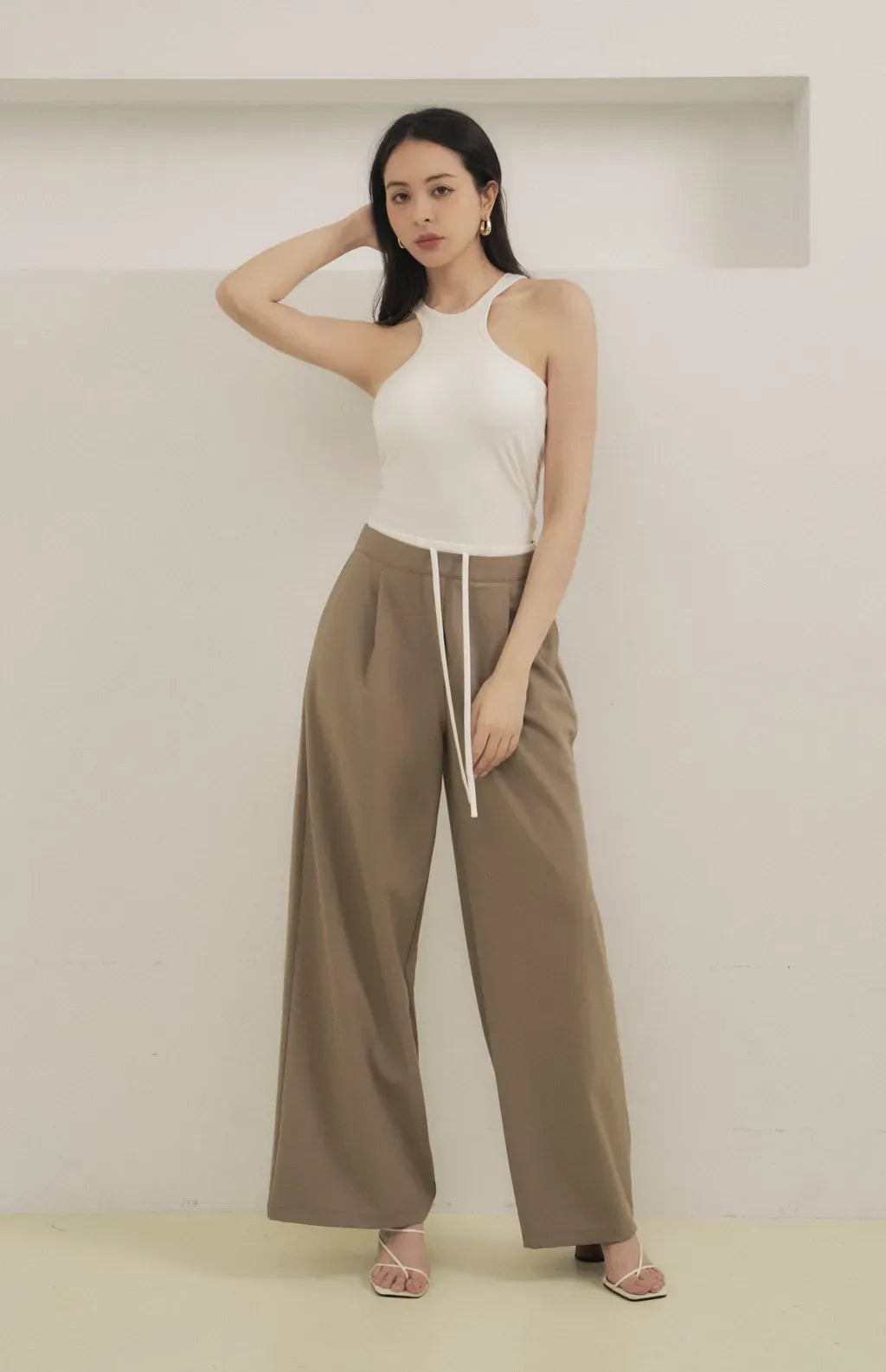 Tencel Halter Y-Back Bra Top<br/>天絲削肩Y字美背Bra Top