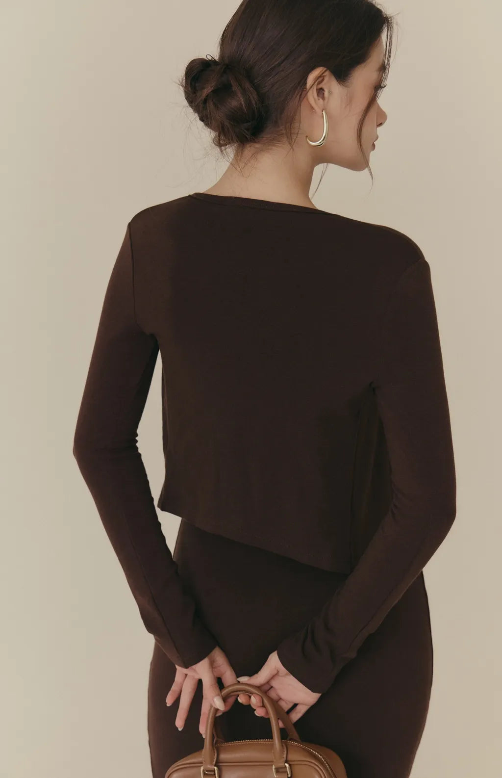 Cozy Wool-Blend Multiway Cardigan<br/>羊毛暖絨多穿排釦外套