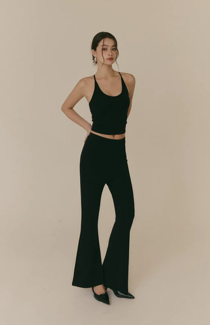 Cozy Wool-Blend U-Neck Racerback Bra Top<br/>羊毛暖絨U領挖背Bra Top