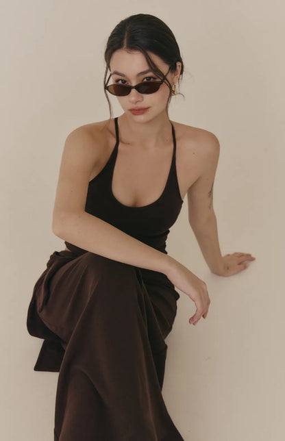 Cozy Wool-Blend U-Neck Racerback Bra Top<br/>羊毛暖絨U領挖背Bra Top