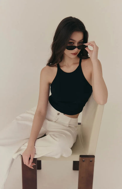 (最後現貨) Cross Back Padded Tank<br/>後交叉美背削肩Bra Top