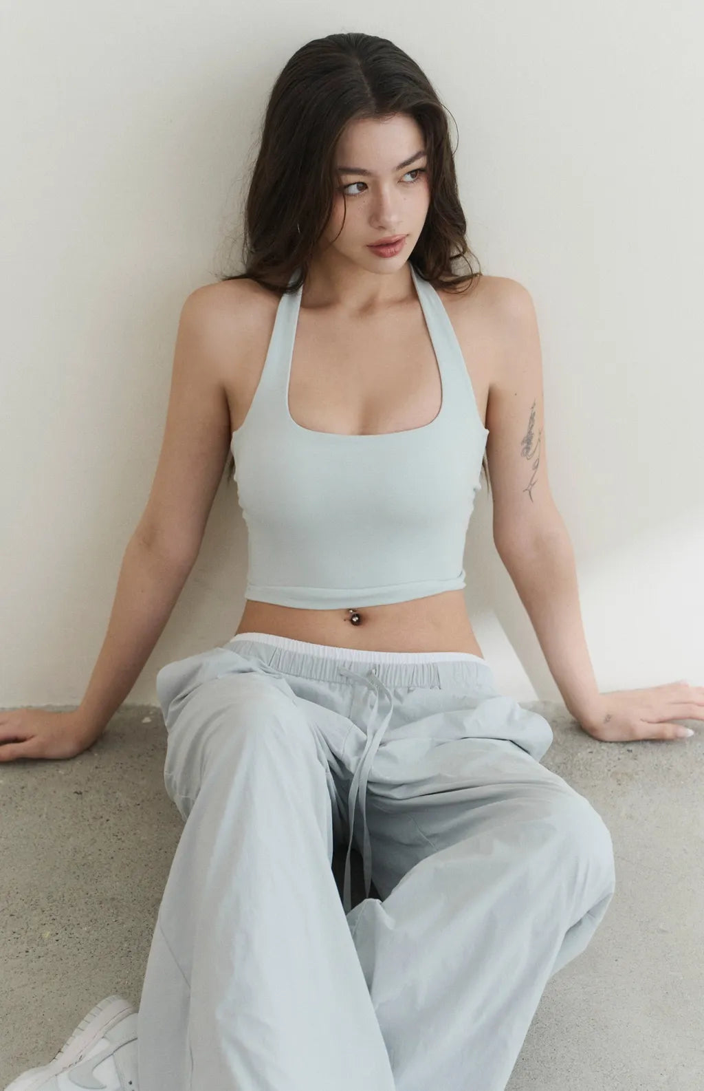 Halter Neck Twist Back Bra Top<br/>繞脖後扭結美背Bra Top