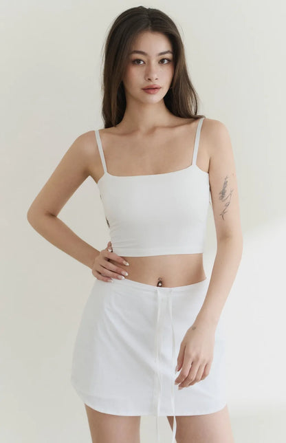 UPF50+ Drawstring A-Line Mini Skort<br/>防曬UPF50+抽繩Ａ字褲裙