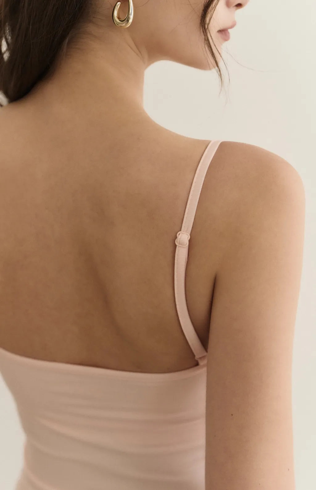 Lace-Trim Spaghetti Strap Bra Top<br/>細肩蕾絲簍空Bra Top