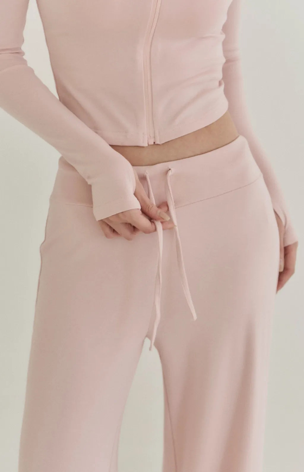 Modal Drawstring Wide-Leg Pants<br/>莫代爾親柔感抽繩寬褲