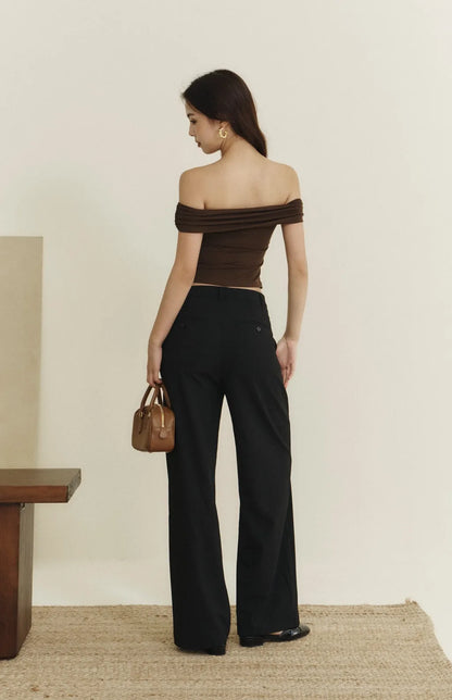 Classic Wide Straight Chino<br/>極簡老錢西褲 By Beigy - Milu