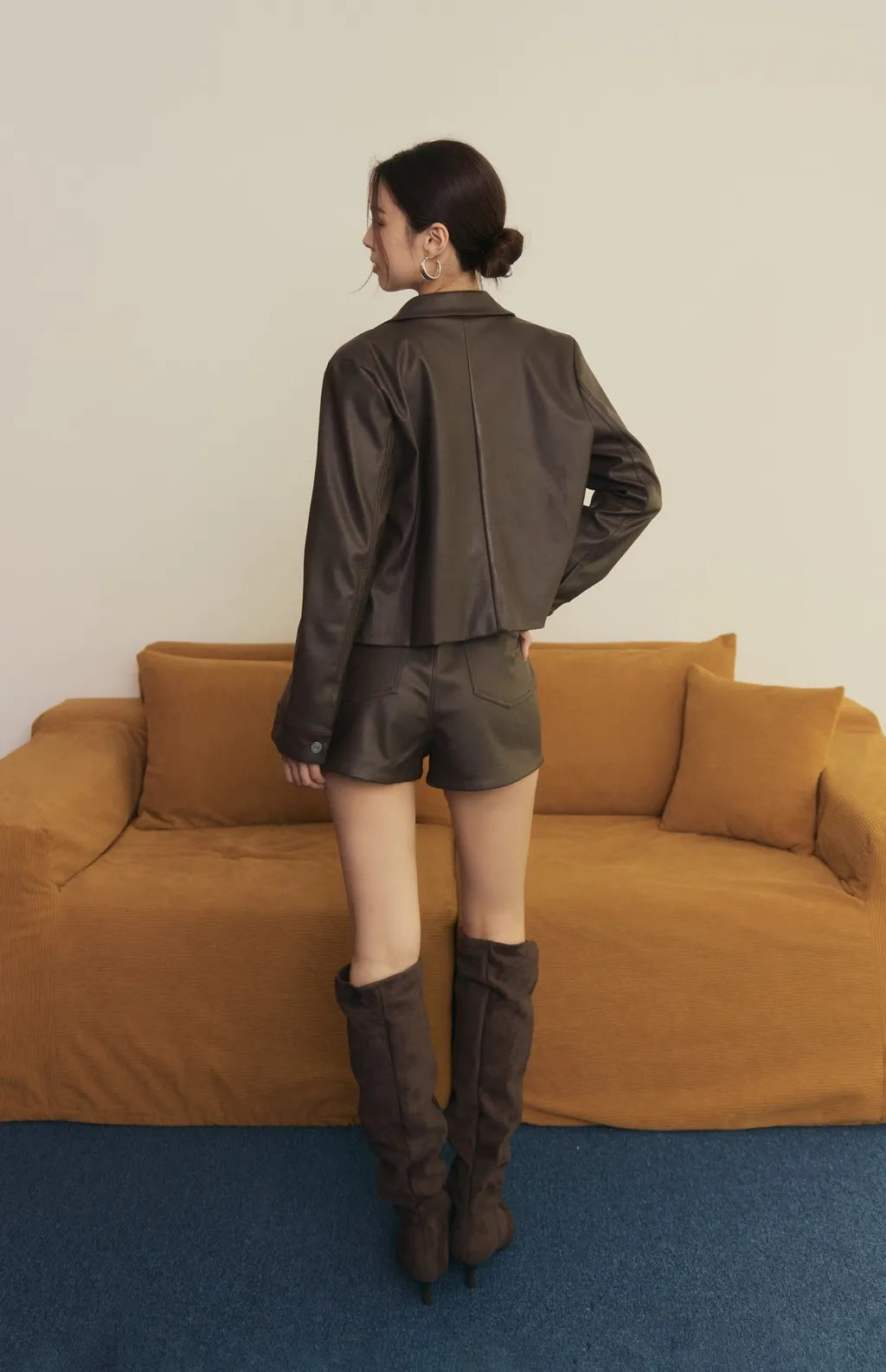 Haze Leather Jacket<br/>霧感皮革外套