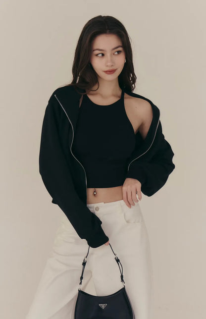 (最後現貨) Cross Back Padded Tank<br/>後交叉美背削肩Bra Top