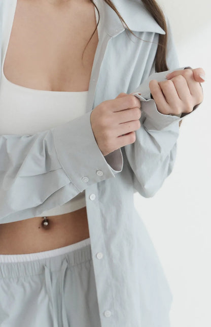 UPF50+ Oversized Shirt<br/>防曬UPF50+寬鬆挺版襯衫