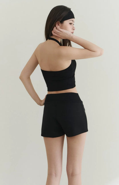 High-Neck Padded Tank<br/>涼感高領削肩Bra Top