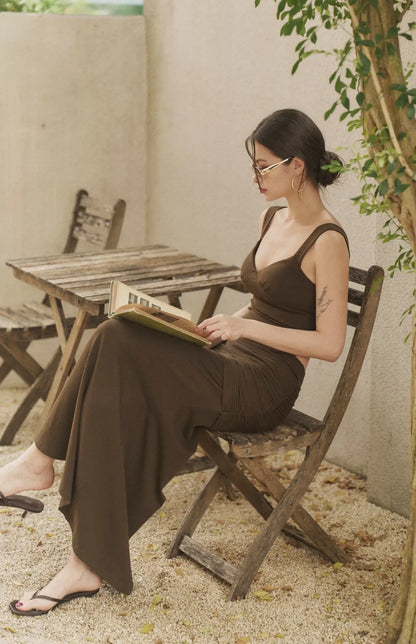 High Stretch Ruched Mermaid Maxi Skirt<br/>高彈垂墜抓皺魚尾裙