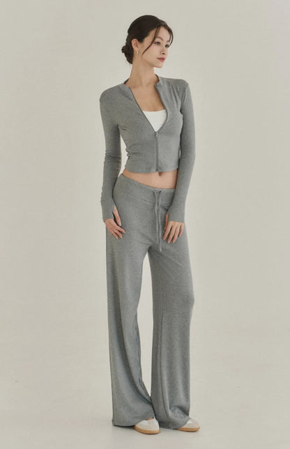 Modal Drawstring Wide-Leg Pants<br/>莫代爾親柔感抽繩寬褲