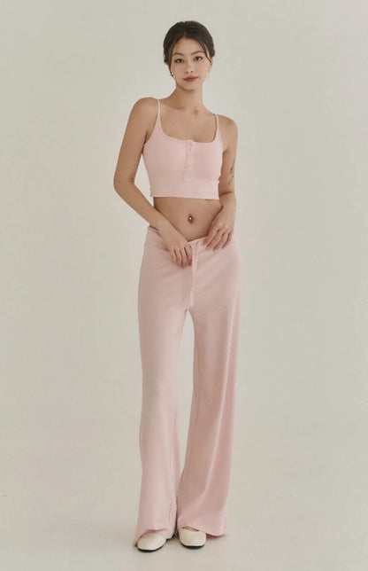Modal Drawstring Wide-Leg Pants<br/>莫代爾親柔感抽繩寬褲