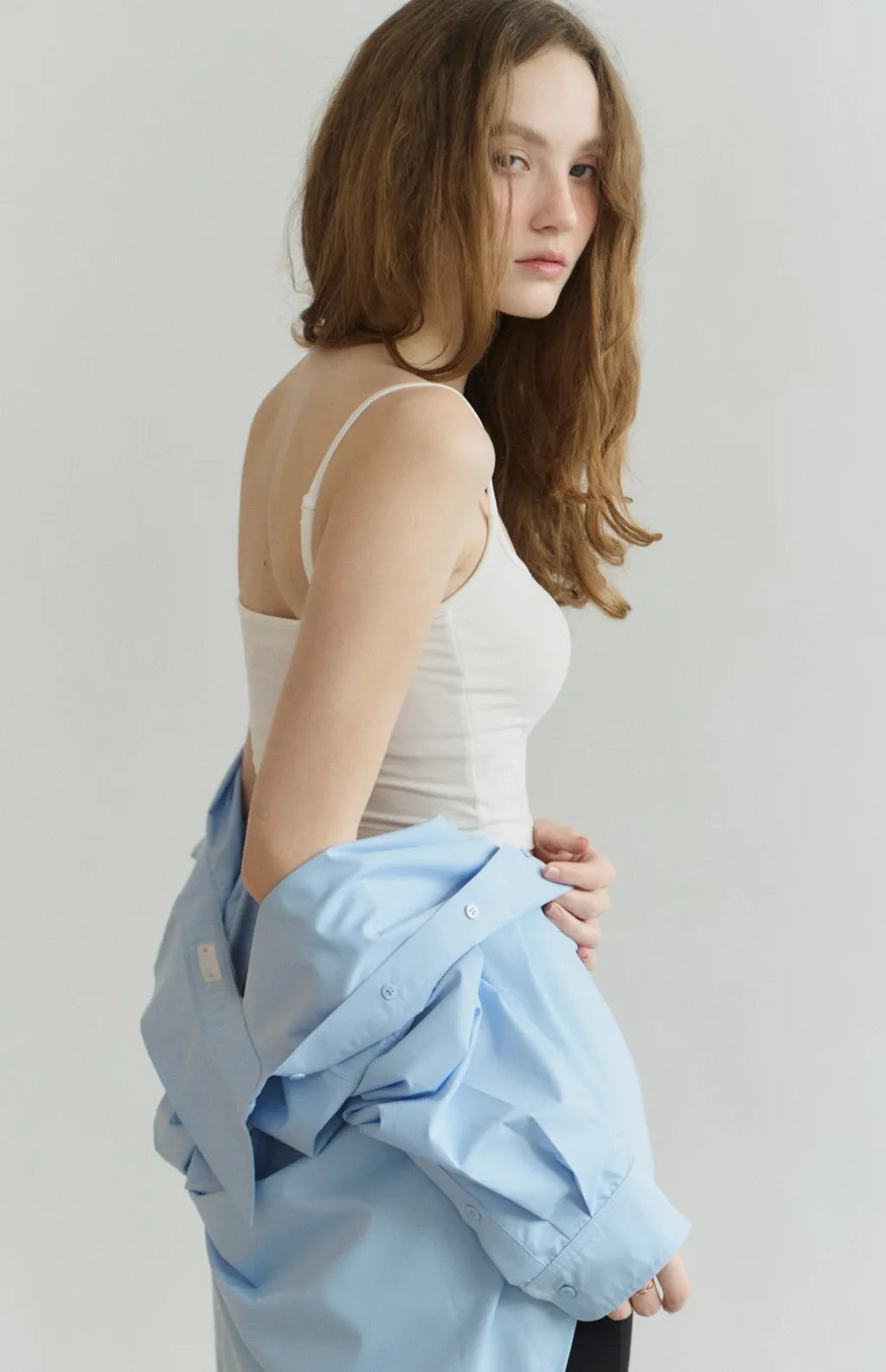 Barely-There Scoop-Neck Cami Bra Top<br/>輕裸完美U領細肩Bra Top