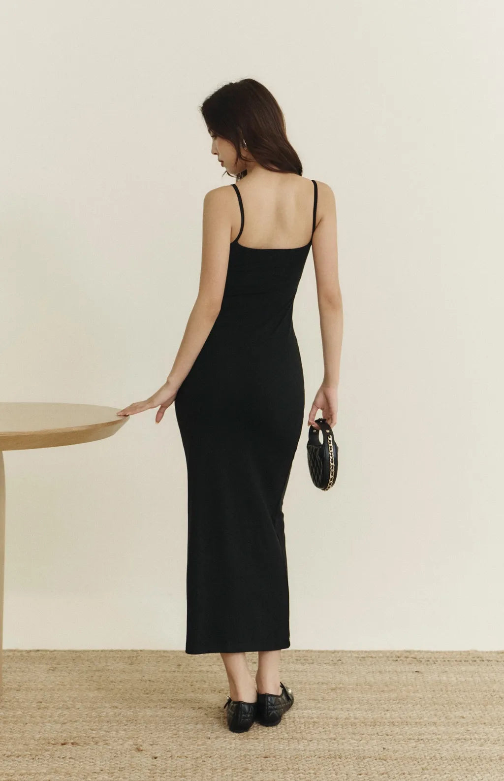 Boat Neck Maxi Bra Dress<br/>極簡船型領修身美背Bra Dress By Beigy - Milu