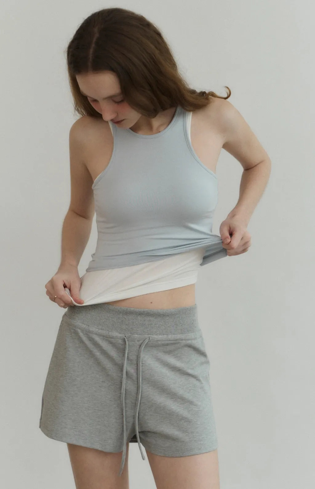 Barely-There Racerfront Bra Top<br/>輕裸削肩品牌刺繡Bra Top