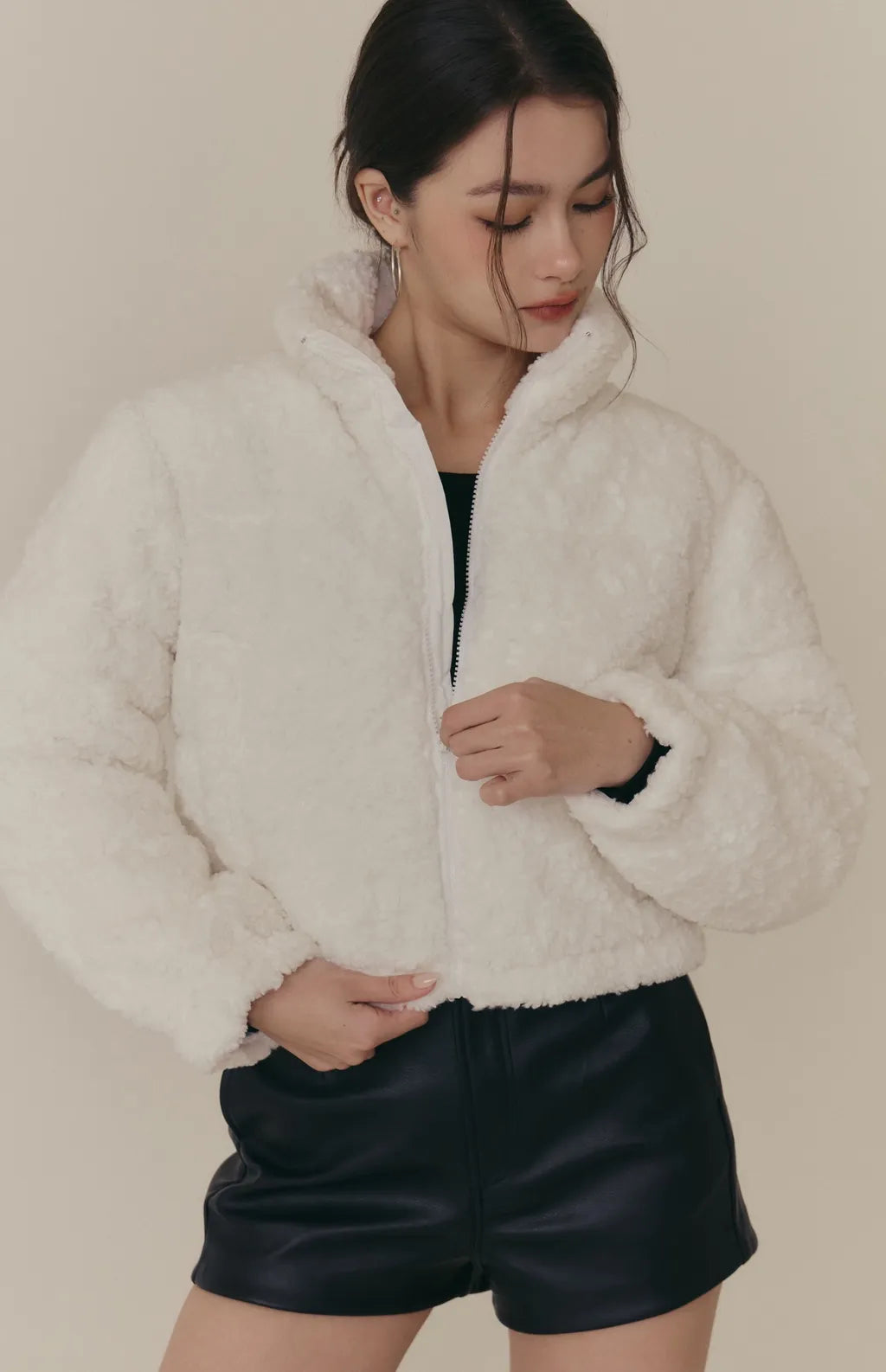 Plush Teddy Fleece Jacket<br/>澎鬆泰迪毛絨外套