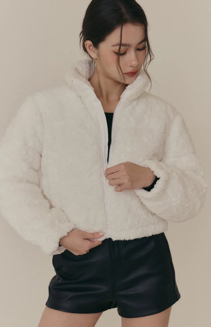 Plush Teddy Fleece Jacket<br/>澎鬆泰迪毛絨外套