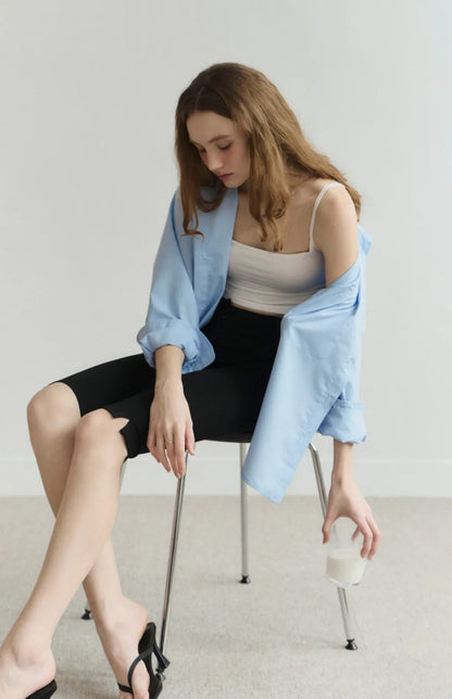 Barely-There Scoop-Neck Cami Bra Top<br/>輕裸完美U領細肩Bra Top