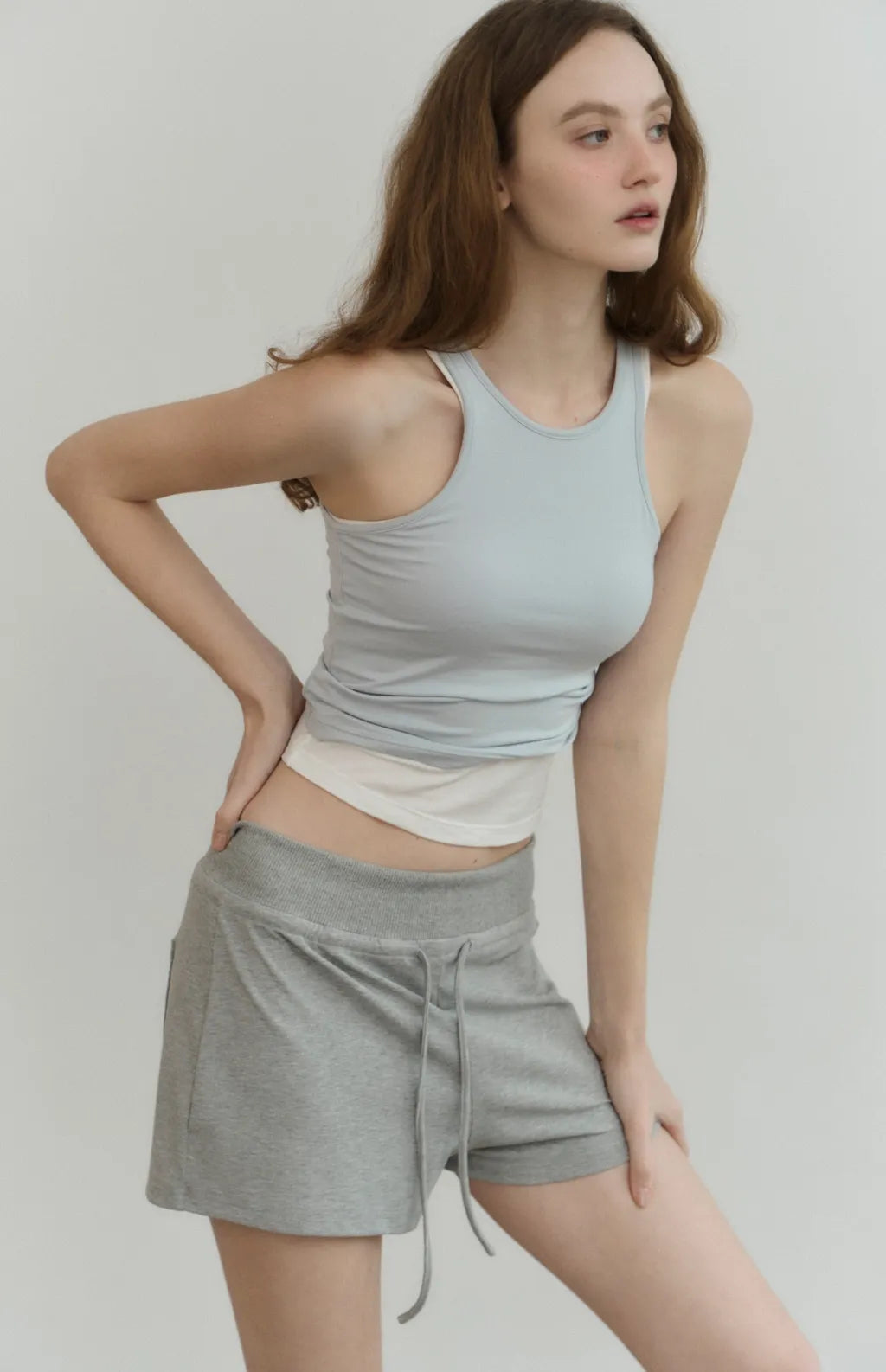 Barely-There Racerfront Bra Top<br/>輕裸削肩品牌刺繡Bra Top