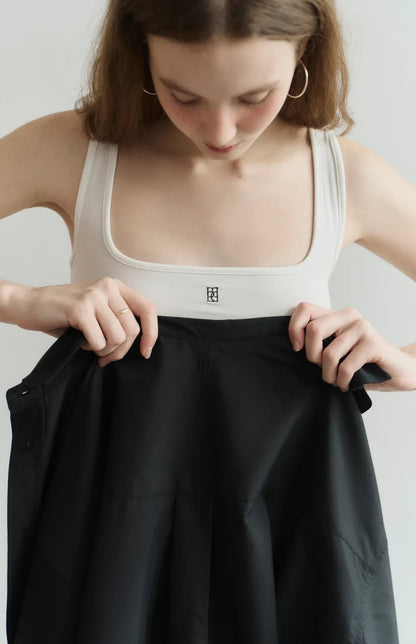 Water-Repellent Oversized Shirt<br/>抗潑水品牌刺繡襯衫